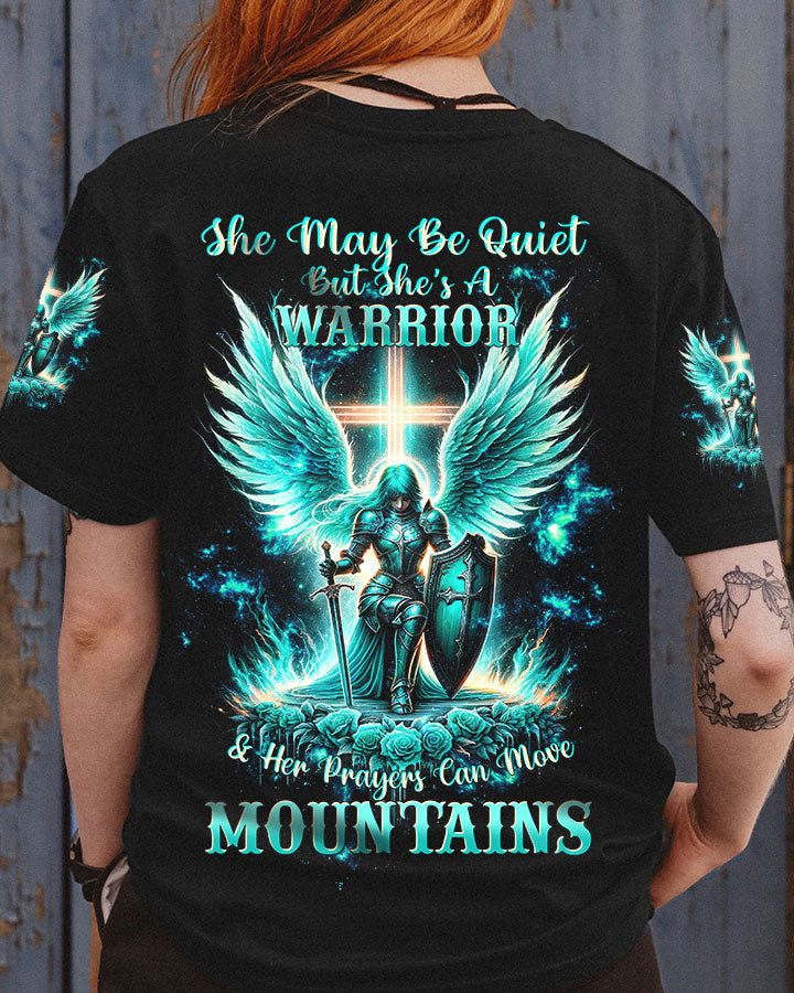 Prayers Can Move Mountains Warrior Wings Wings Women's All Over Print Shirt - Tltw2912234