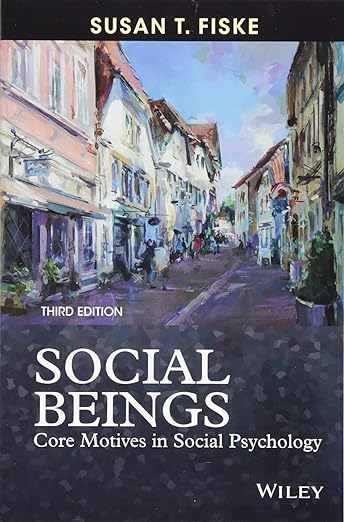 Social Beings Core Motives in Social Psychology Third 3rd Edition Susan Fiske
