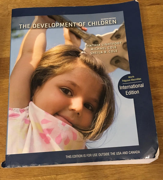 The Development of Children 7th Edition by Cynthia Lightfoot