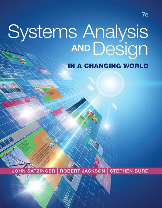 Systems Analysis and Design in a Changing World 7th Edition