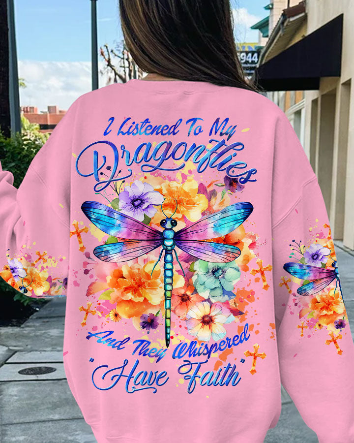 Have Faith Dragonfly Women's All Over Print Shirt - Tltw0909235