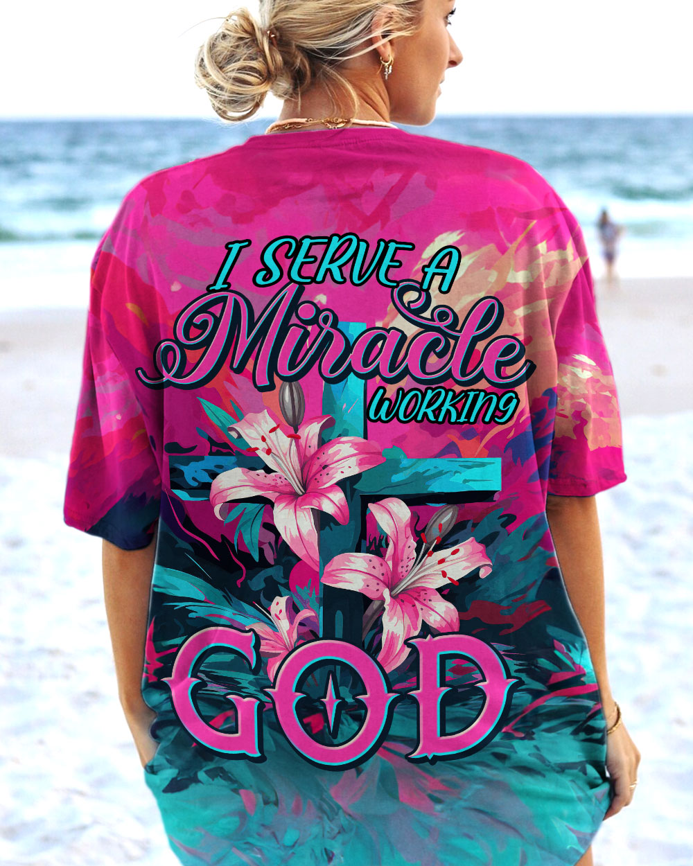 I Serve A Miracle Working God Women's All Over Print Shirt - Tytm0607233