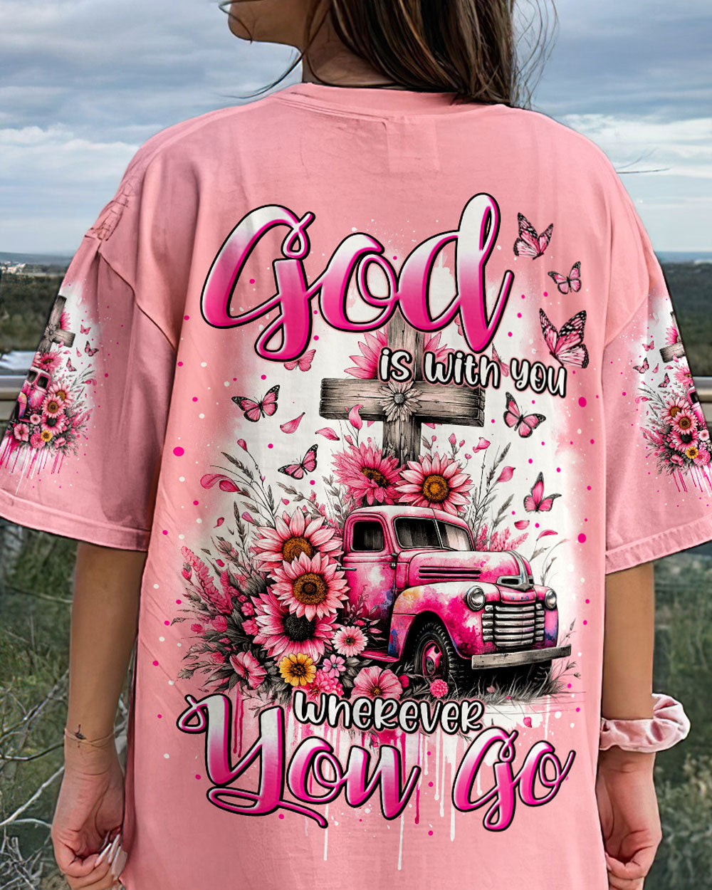 God Is With You Women's All Over Print Shirt - Tytm2911233