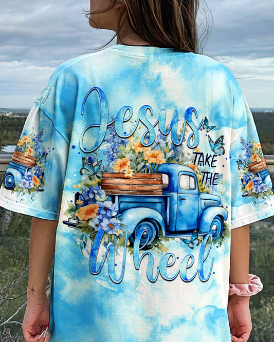 Jesus Take The Wheel Women's All Over Print Shirt - Tytm0612233