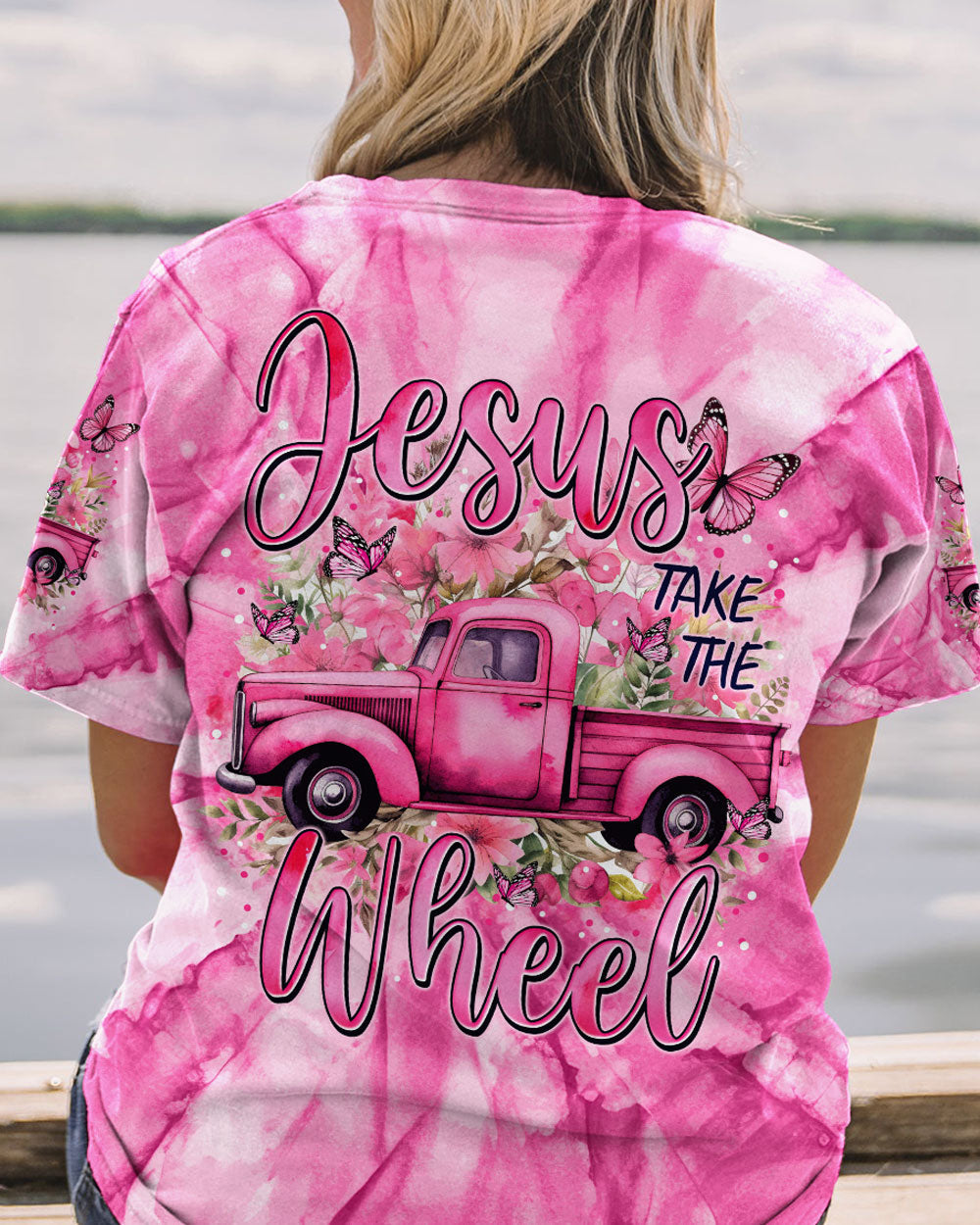 Jesus Take The Wheel Women's All Over Print Shirt - Tytm1212233