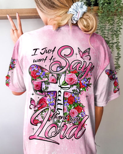 Thank You Lord Women's All Over Print Shirt - Tytm1007232