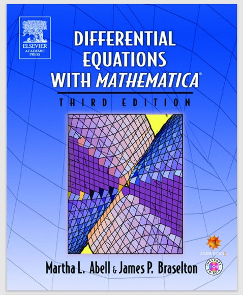 Differential Equations with Mathematica 3rd by Martha L Abell