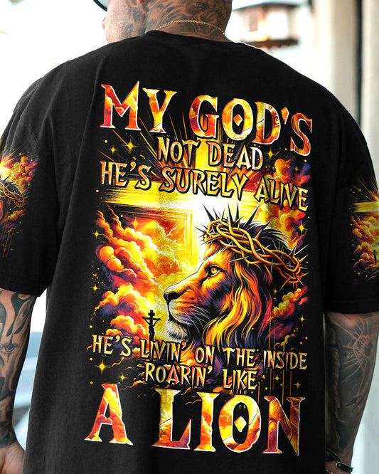 My God's Not Dead Lion Men's All Over Print Shirt - Tytm2301243