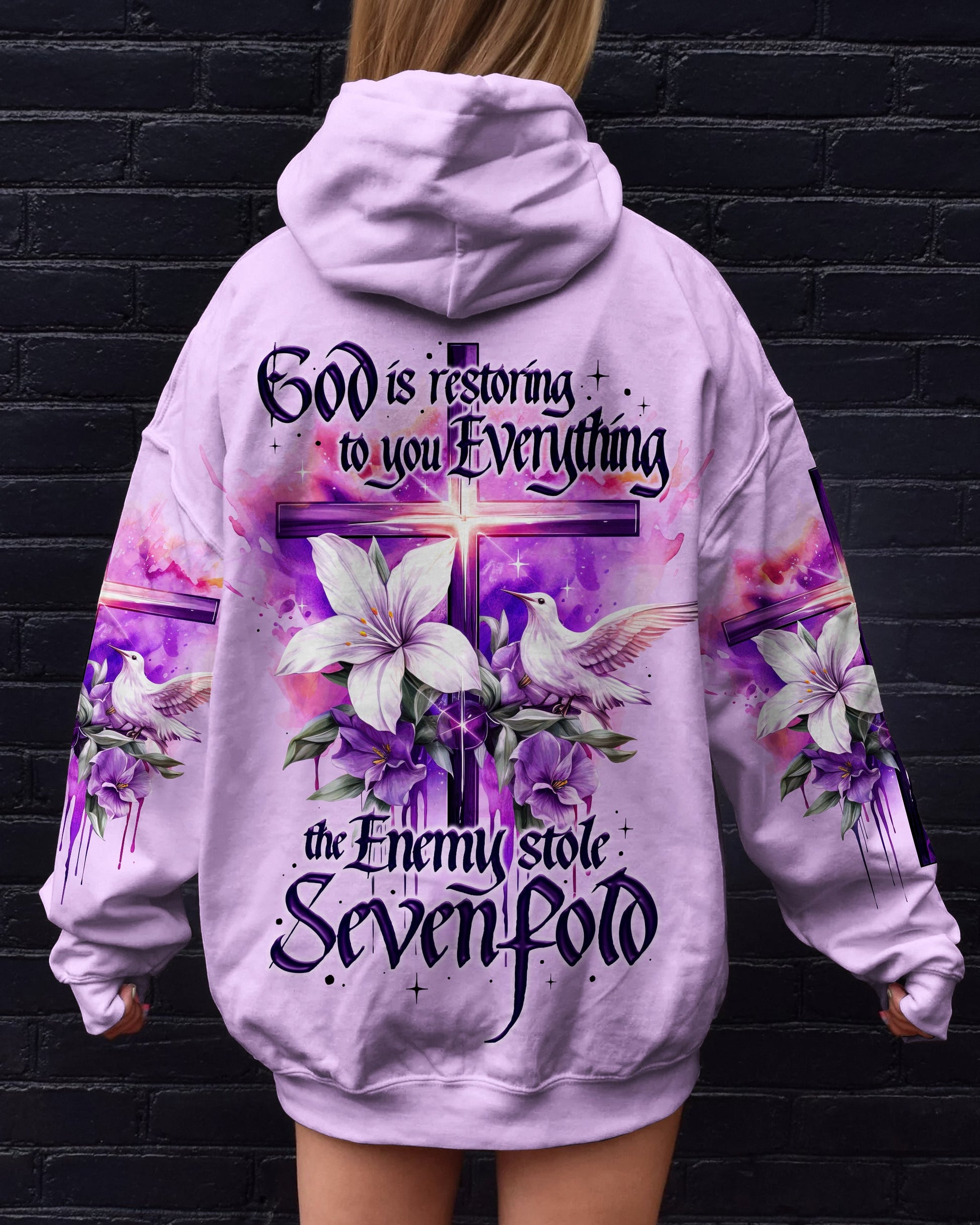 God Is Restoring To You Everything Women's All Over Print Shirt - Ty2508234