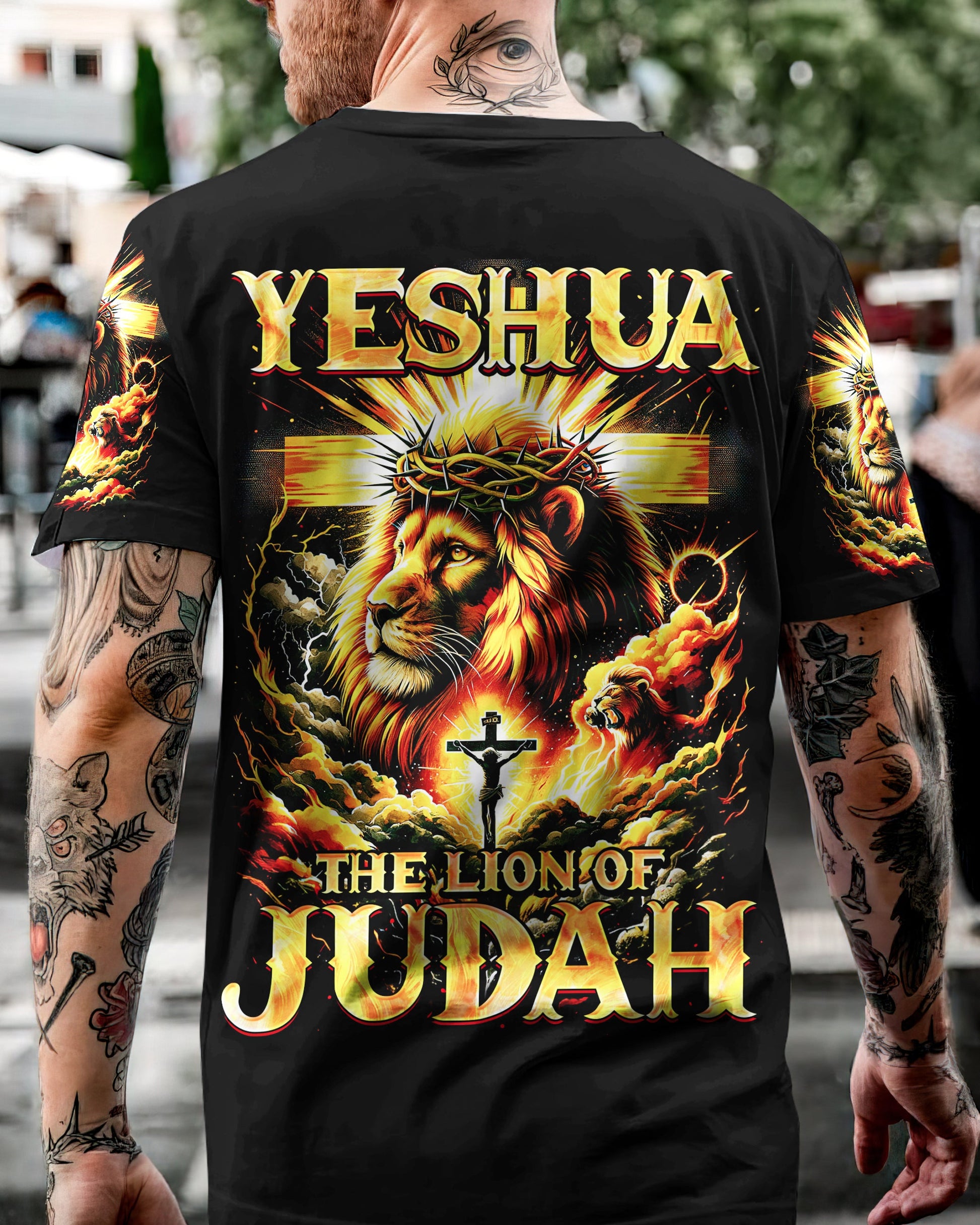 Yeshua The Lion Of Judah Men's All Over Print Shirt - Ty2301242