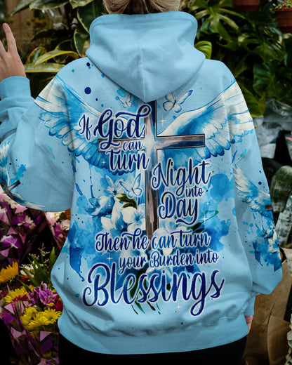 Turn Burden Into Blessings Women's All Over Print Shirt - Ty0709233