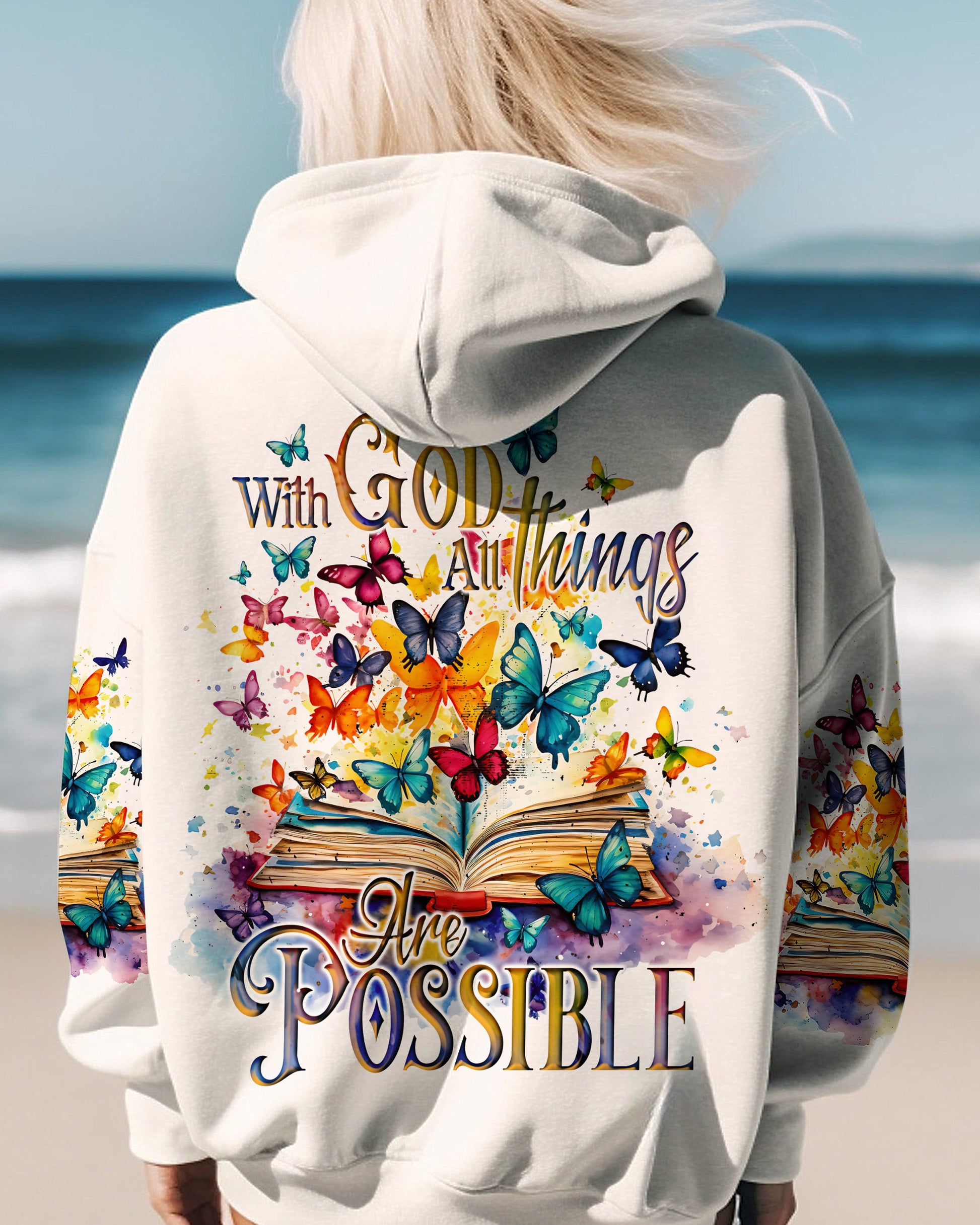 With God All Things Are Possible Women's All Over Print Shirt - Ty3009231