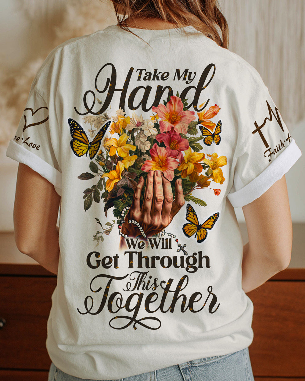 Take My Hand Women's All Over Print Shirt - Ty0607231