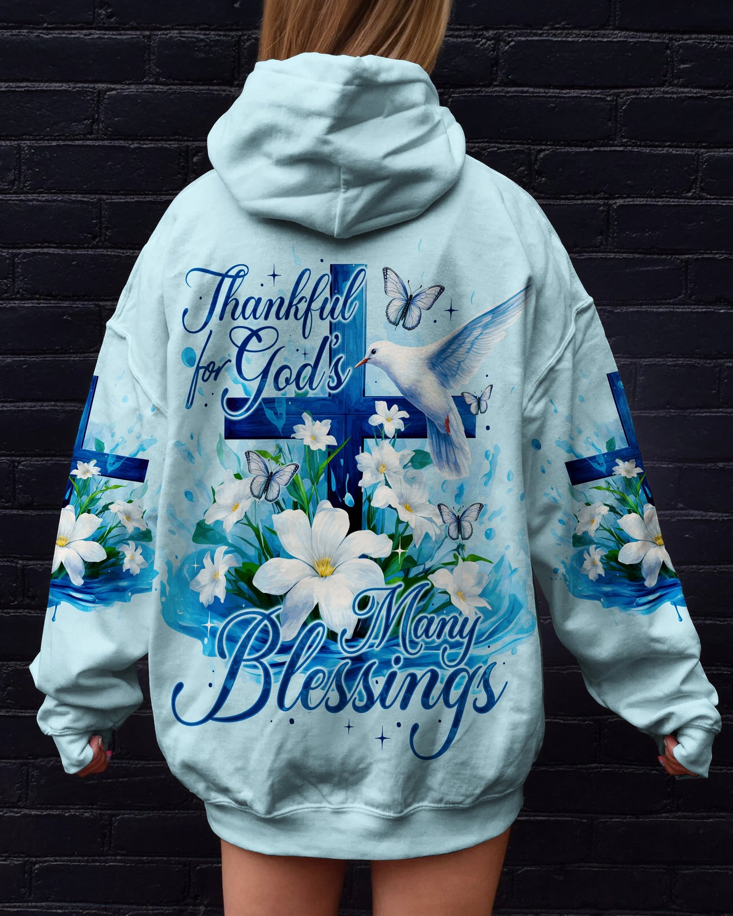 Thankful For God Women's All Over Print Shirt - Ty0609233