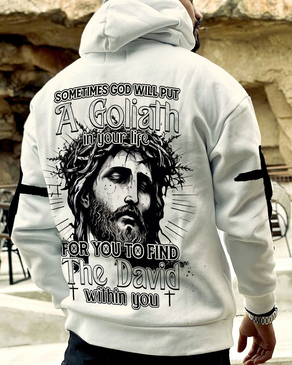 Sometimes God Will Put A Goliath In Your Life Men's All Over Print Shirt - Tytm2807231