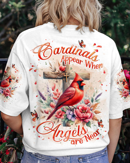 Cardinals Appear When Angels Are Near Women's All Over Print Shirt - Yhkd0201242