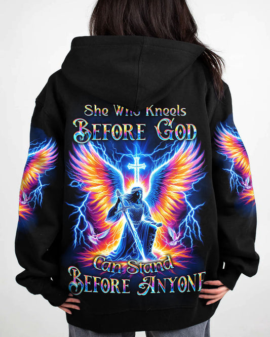 She Who Kneels Before God Women's All Over Print Shirt - Yhkd1901242