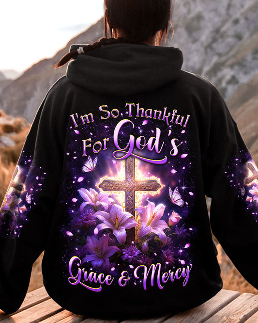 I'm So Thankful For God's Grace And Mercy Women's All Over Print Shirt - Yhkd2501241