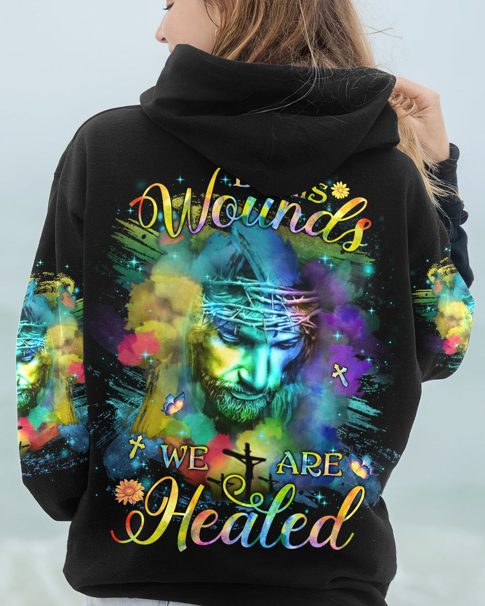 By His Wounds We Are Healed Women's All Over Print Shirt - Yhlh2909233