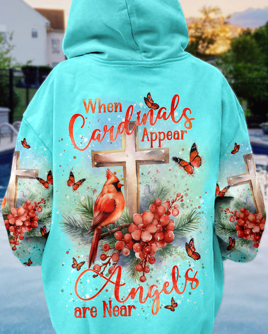 When Cardinals Appear Angels Are Near Women's All Over Print Shirt - Yhkd111231