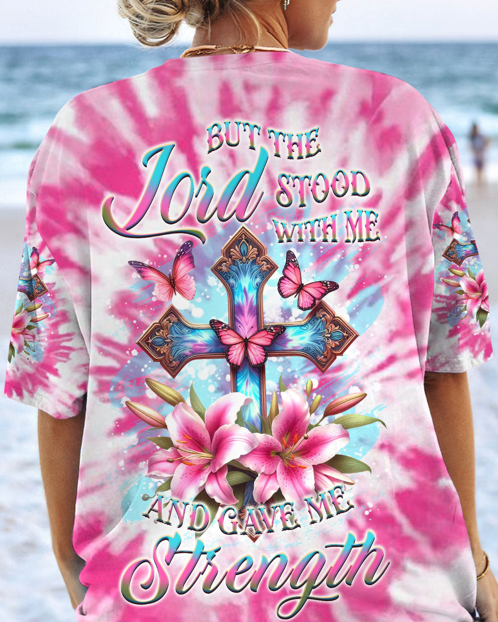 Lord Stood With Me Tie Dye Women's All Over Print Shirt - Yhkd1801242