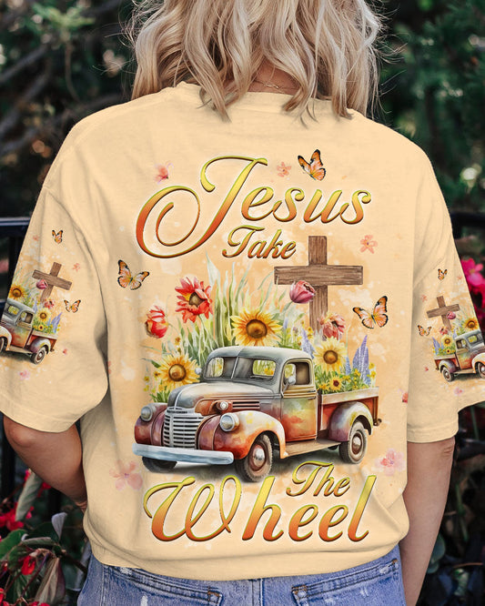 Jesus Take The Wheel Women's All Over Print Shirt - Yhkd1512233