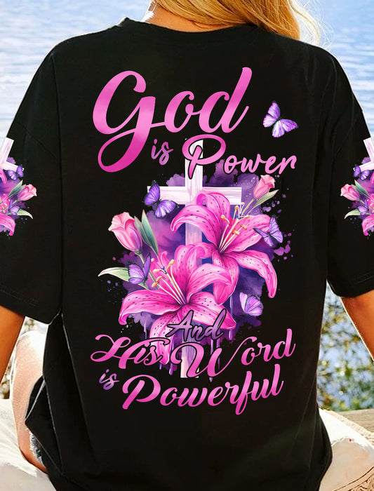 God Is Power Women's All Over Print Shirt - Tyhi1603241