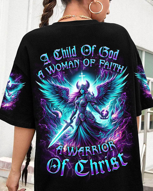 A Child Of God A Woman Of Faith Women's All Over Print Shirt - Yhkd1303244