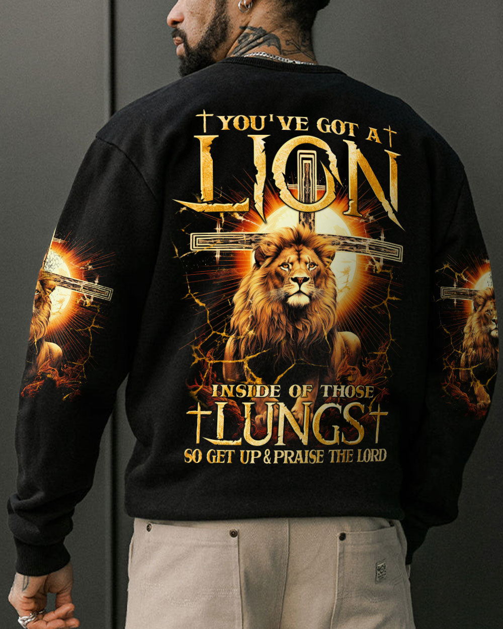 Lion In Lungs Men's All Over Print Shirt - Tytm1210234