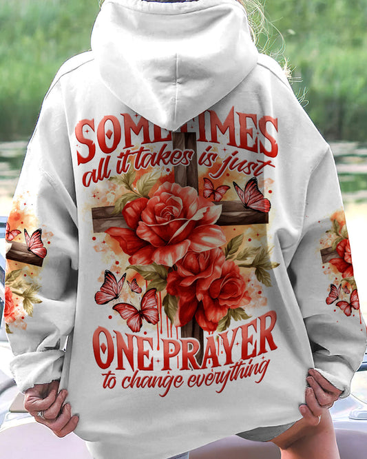 One Prayer To Change Everything Women's All Over Print Shirt - Tytm2308234