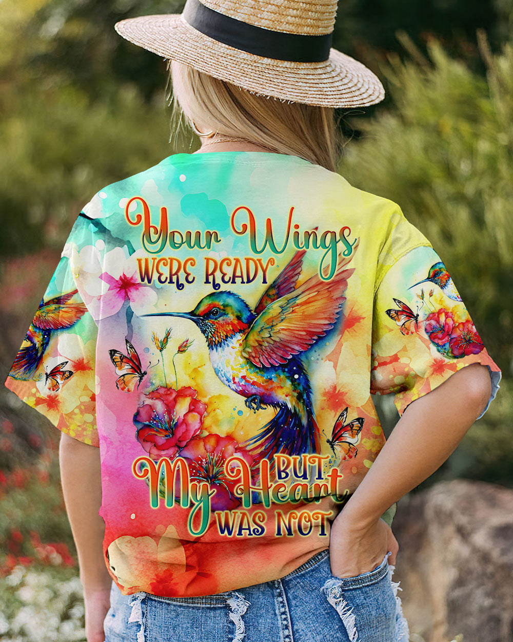 Your Wings Were Ready Hummingbird Women's All Over Print Shirt - Tlno0709234