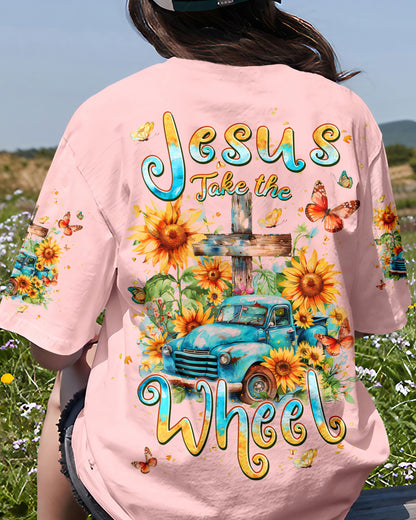 Jesus Take The Wheel Women's All Over Print Shirt - Tlpq2503241