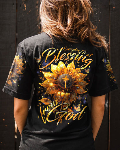 Everyday Is A Blessing From God Women's All Over Print Shirt - Tytm1407232