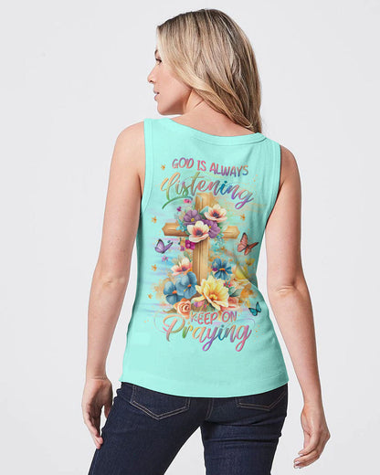 God Is Always Listening Women's All Over Print Shirt - Yhln0709232