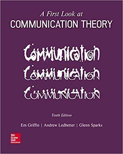 A First Look At Communication Theory 10Th Edition