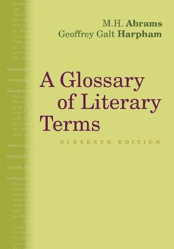 A Glossary Of Literary Terms 11Th Edition
