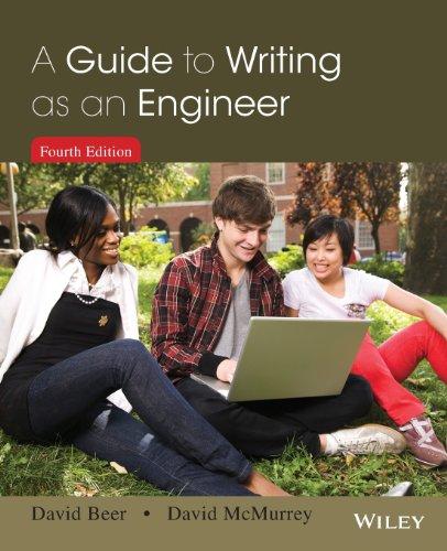 A Guide To Writing As An Engineer 4Th Edition