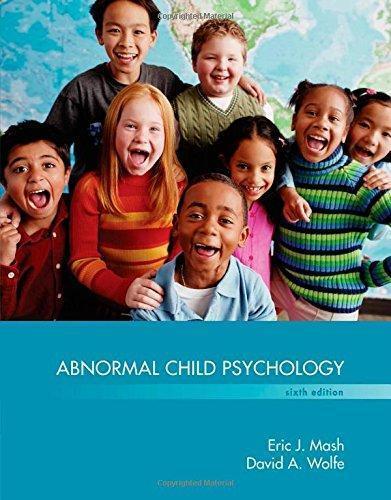 Abnormal Child Psychology 6Th Edition