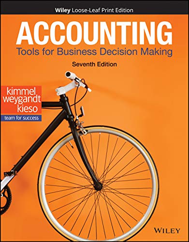 Accounting Tools for Business Decision Making 7th Edition by Paul D Kimmel