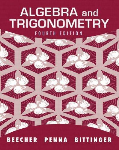 Algebra And Trigonometry 4Th Edition