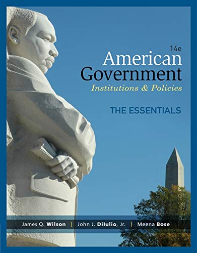 American Government, Essentials Edition - 14th Edition