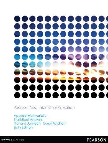 Applied Multivariate Statistical Analysis 6Th Edition