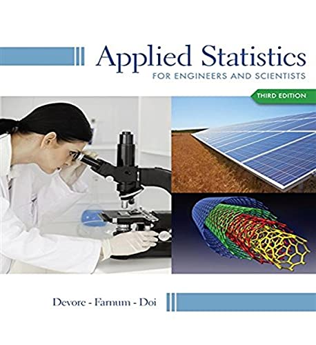 Applied Statistics for Engineers and Scientists - 3rd Edition
