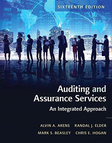 Auditing And Assurance Services 16Th Edition