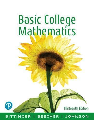 Basic College Mathematics 13Th Edition