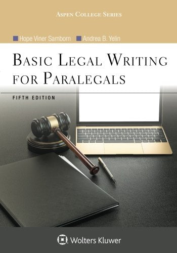 Basic Legal Writing for Paralegals