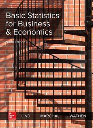 Basic Statistics For Business And Economics - 9th Edition