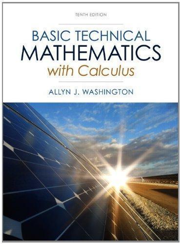 Basic Technical Mathematics With Calculus 10Th Edition