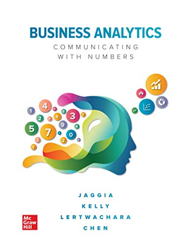 Business Analytics 1st Edition by Sanjiv Jaggia