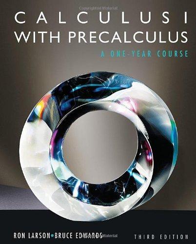 Calculus I With Precalculus 3Rd Edition